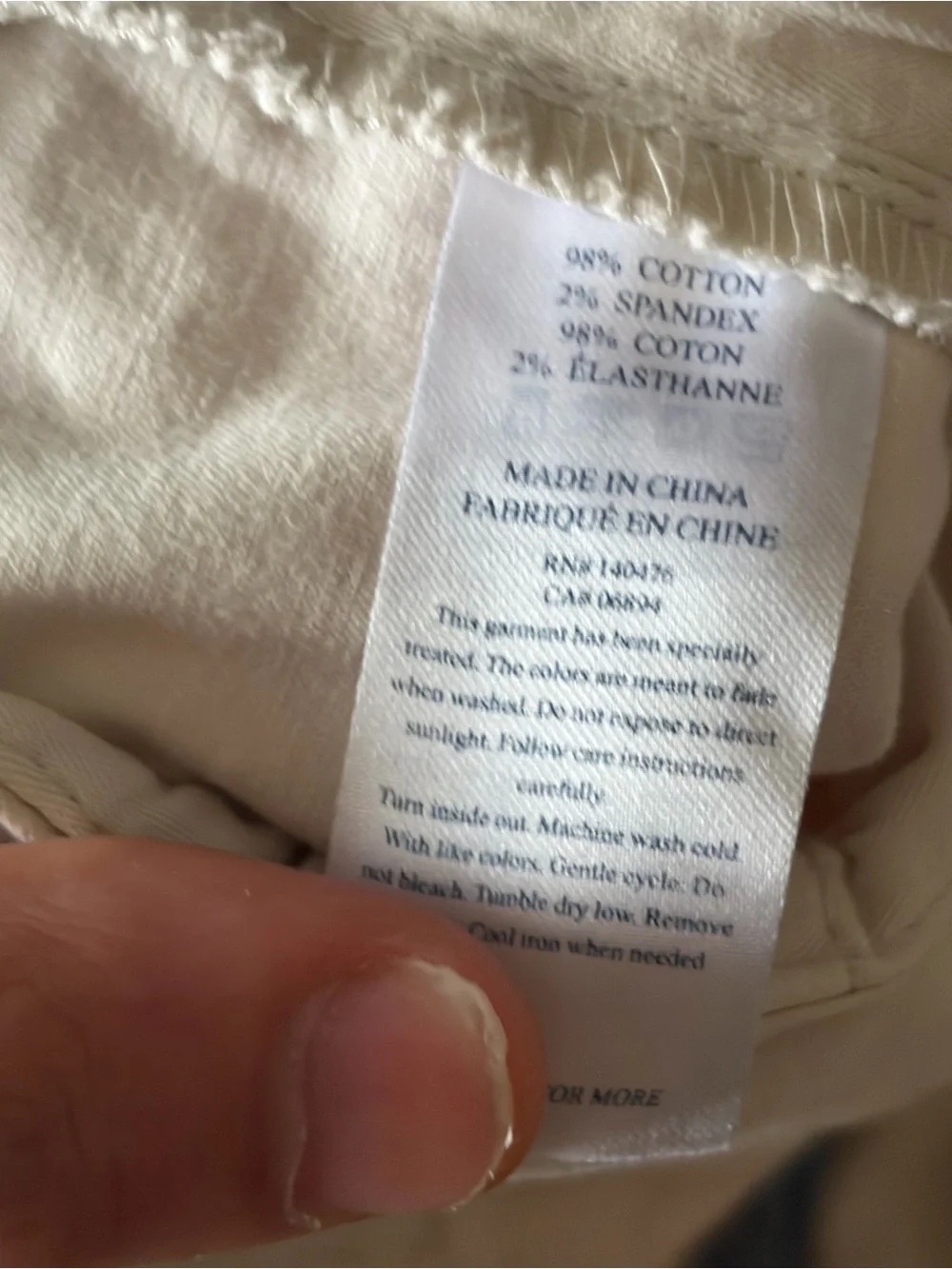 Men’s faherty All Day Bermuda chino Shorts Stone White Organic Cotton 9